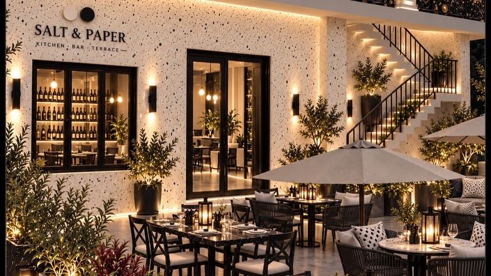Salt & Paper: Exterior